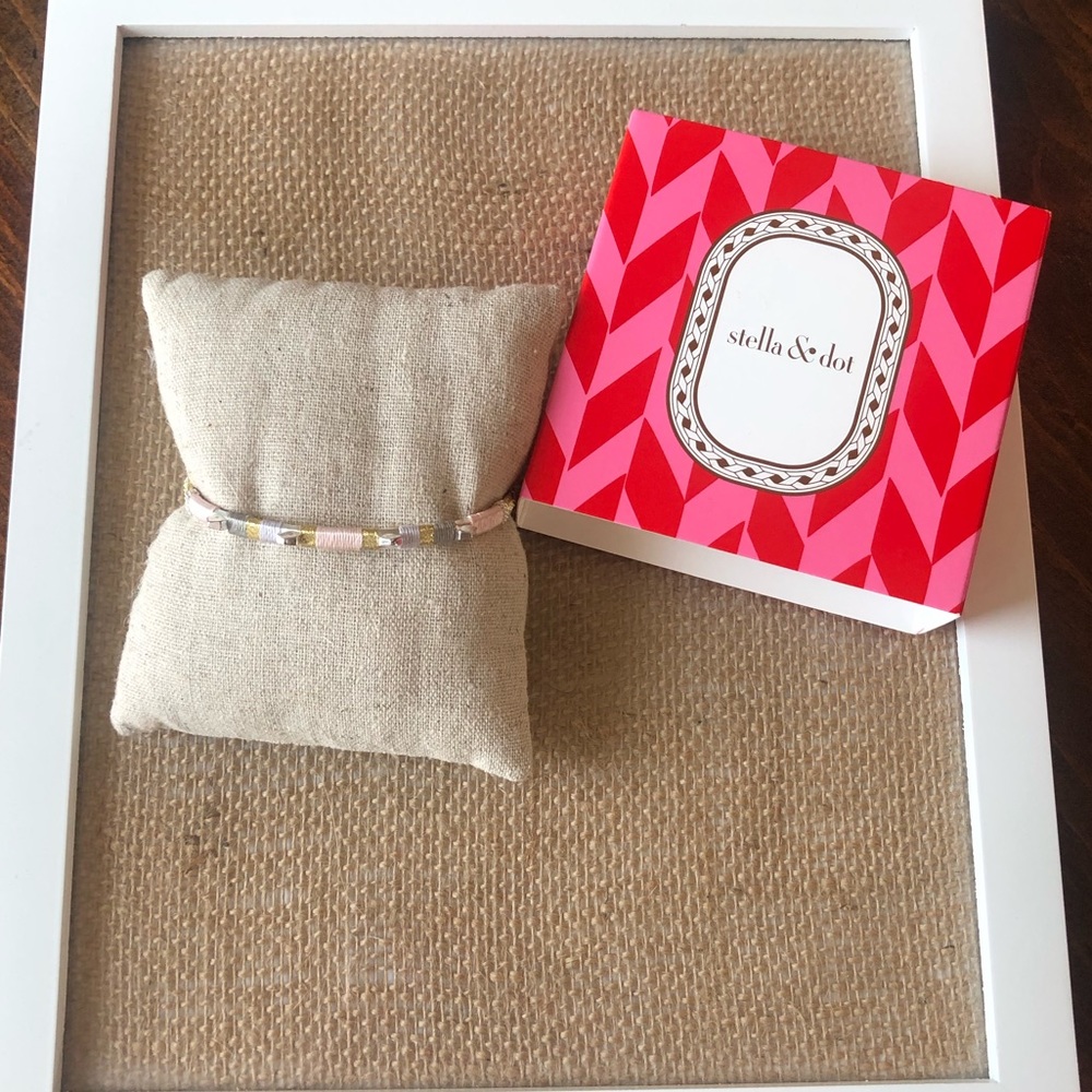 Stella & Dot Blush Colorblock Cuff